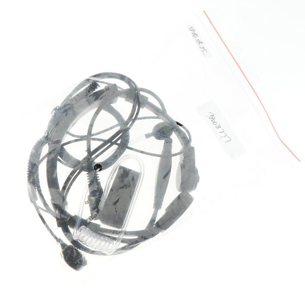 Cycling Walkie Talkie Earpiece Headset PTT with Microphone