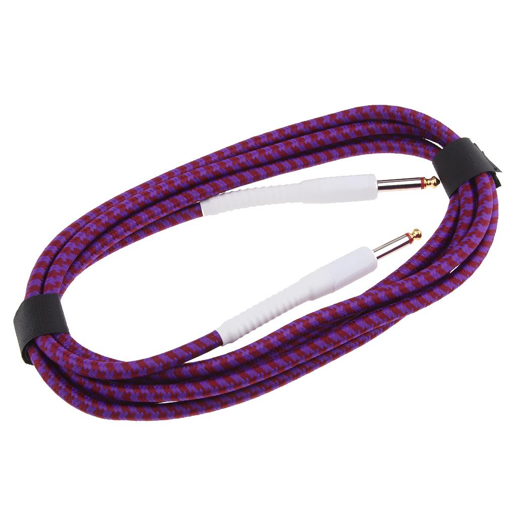 Guitar Instrument Cable for Electric Guitar Bass Guitar 500cm