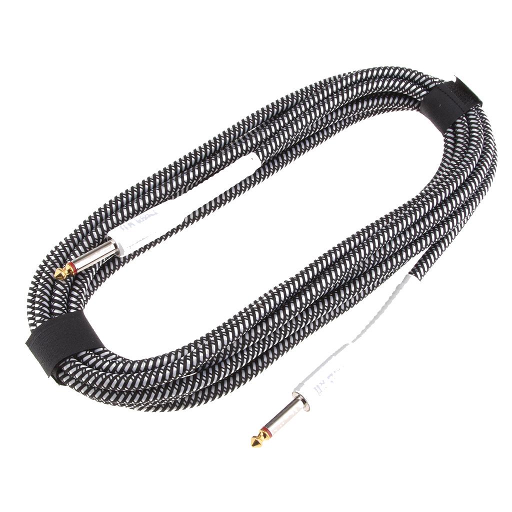 Guitar Instrument Cable for Electric Guitar Bass Guitar 500cm