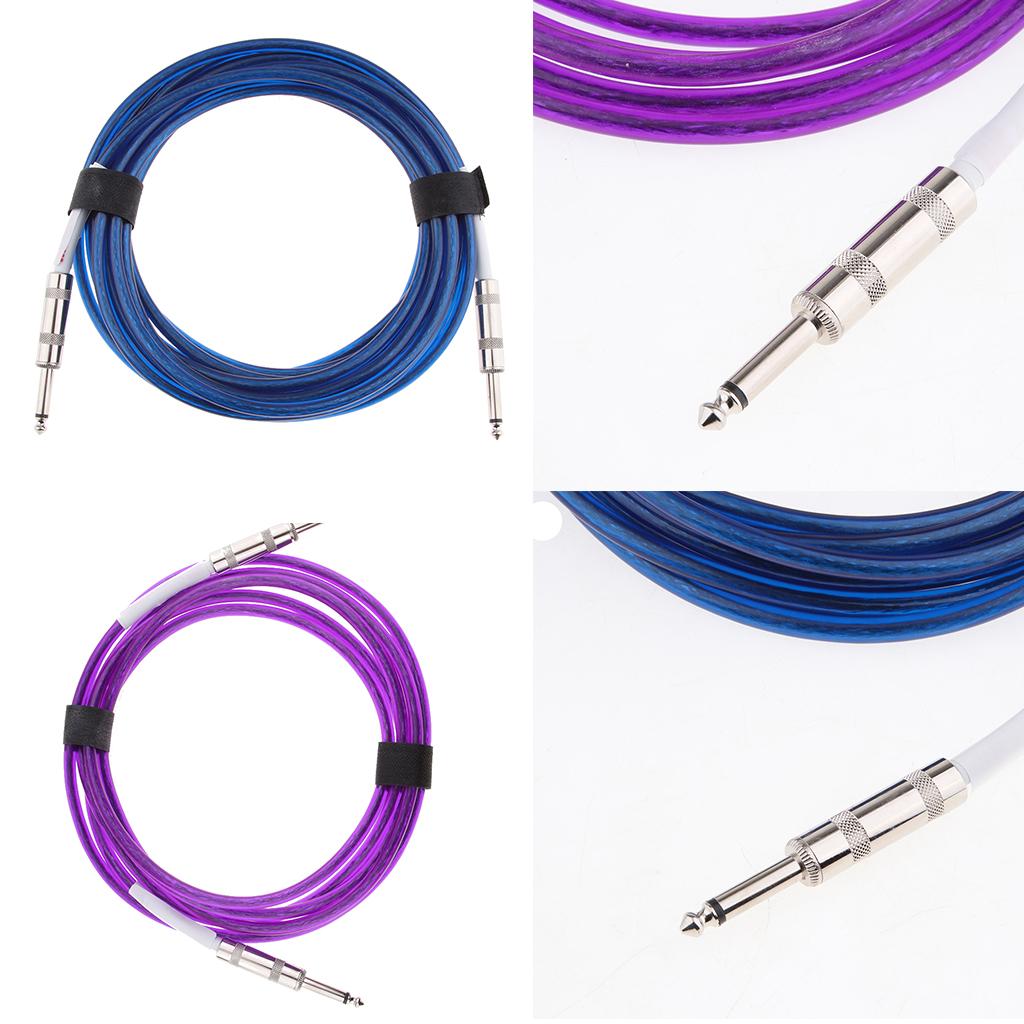 Guitar Instrument Cable for Electric Guitar Bass Guitar 300cm