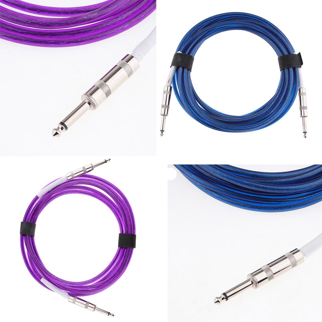 Guitar Instrument Cable for Electric Guitar Bass Guitar 300cm