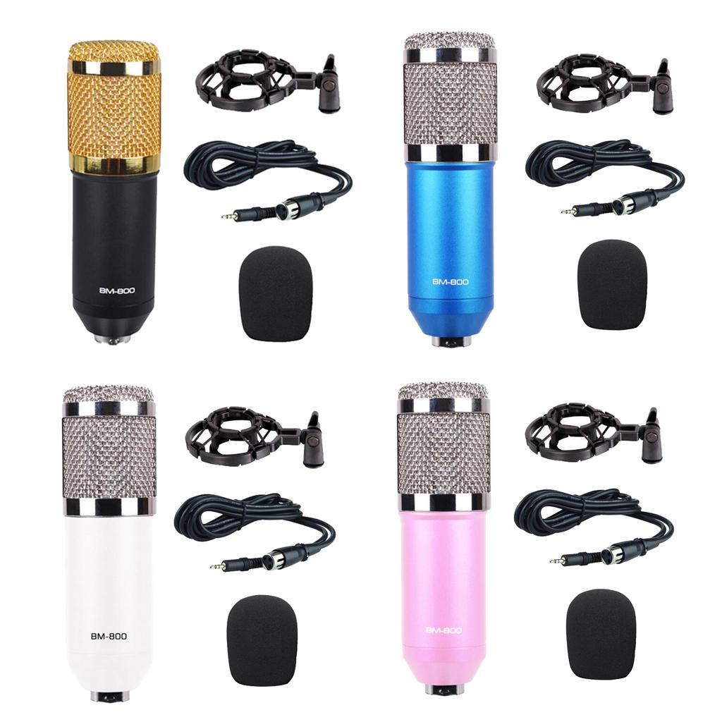 Wired Microphone Handheld Microphone for KTV Standard Type- Black