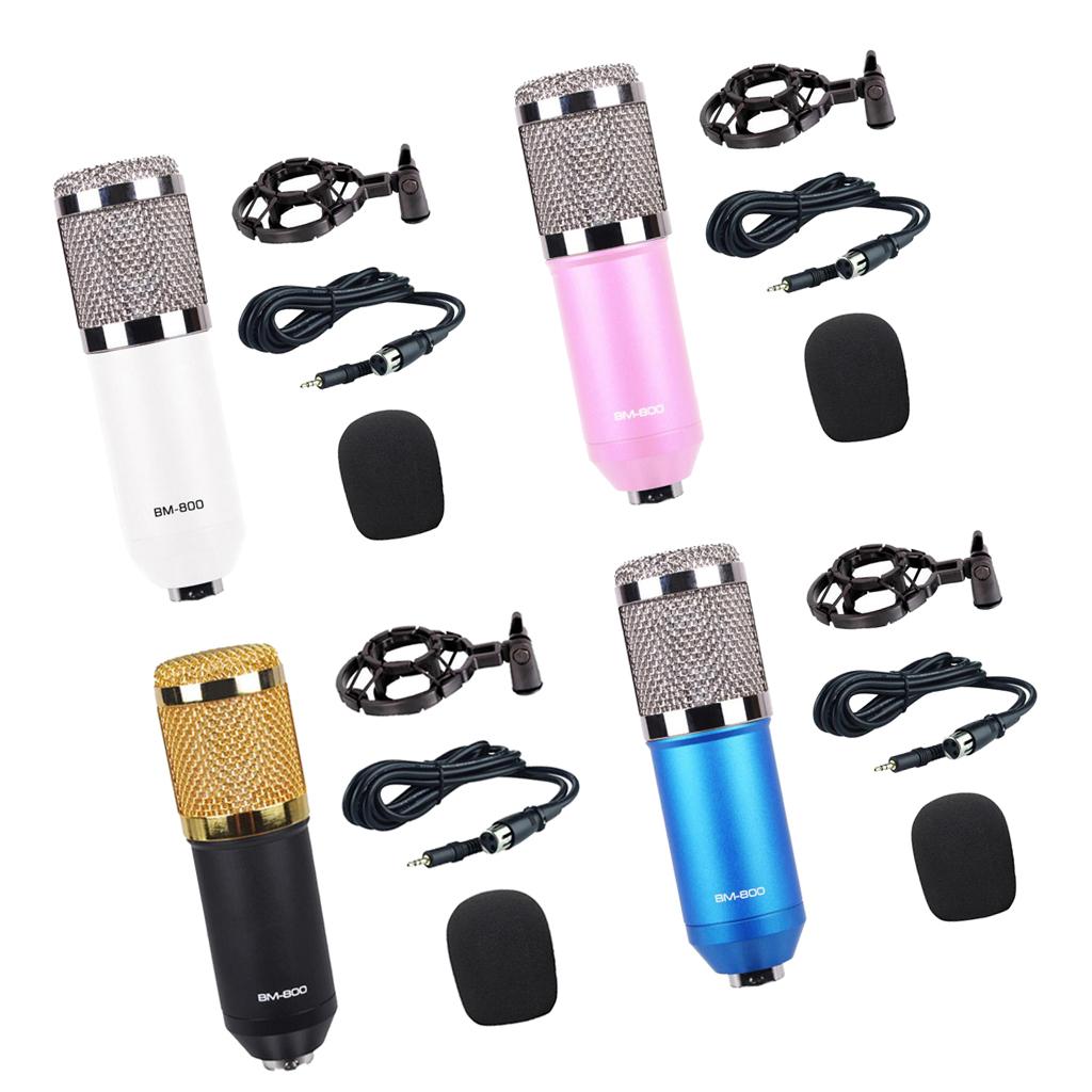 Wired Microphone Handheld Microphone for KTV Standard Type- Black