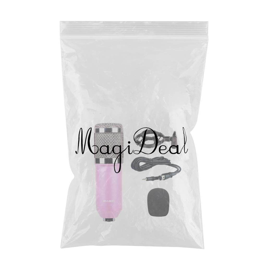 Wired Microphone Handheld Microphone for KTV Standard Type-Pink