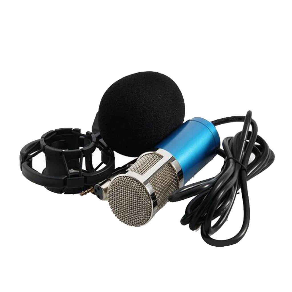 Wired Microphone Handheld Microphone for KTV Standard Type- Blue