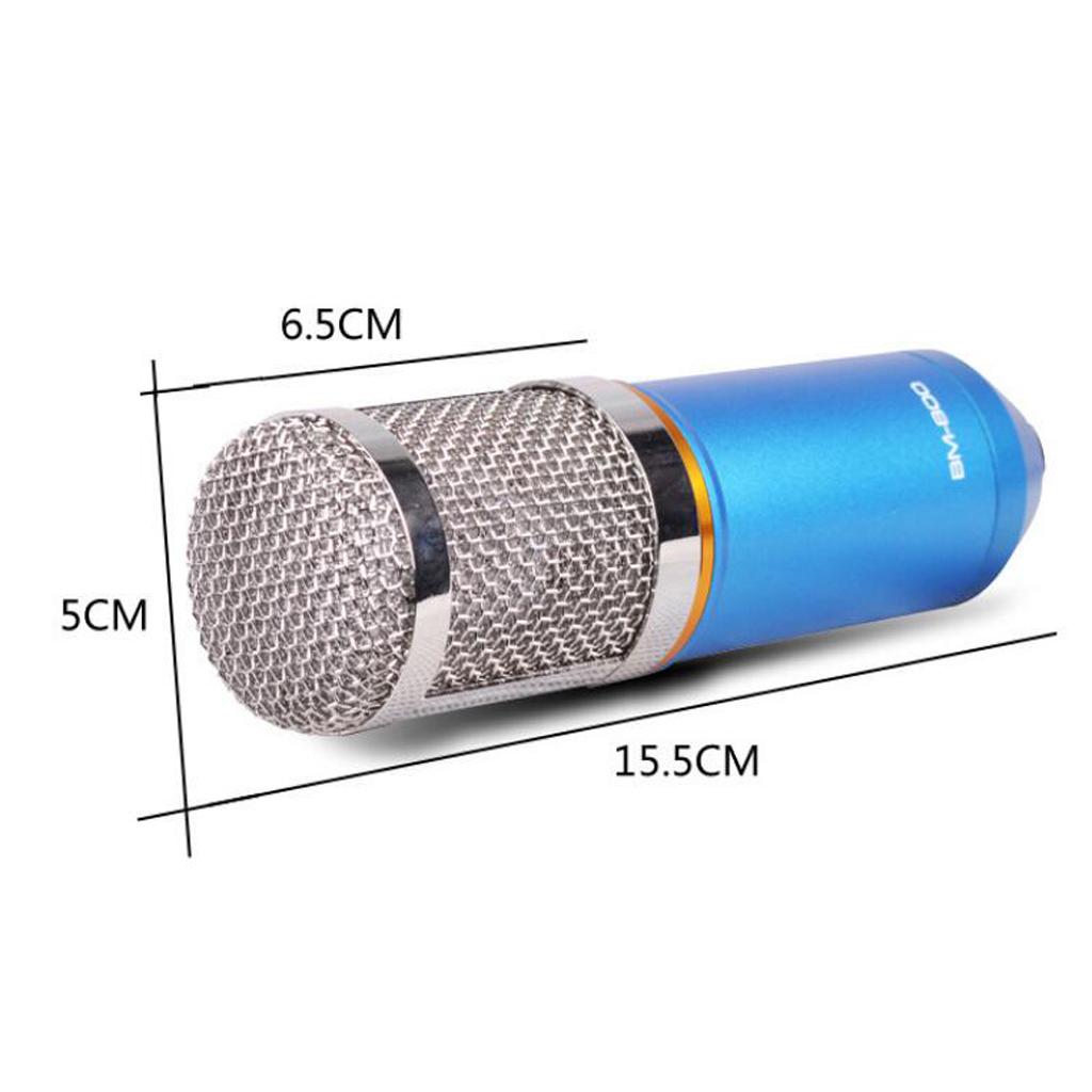 Wired Microphone Handheld Microphone for KTV Standard Type- Blue