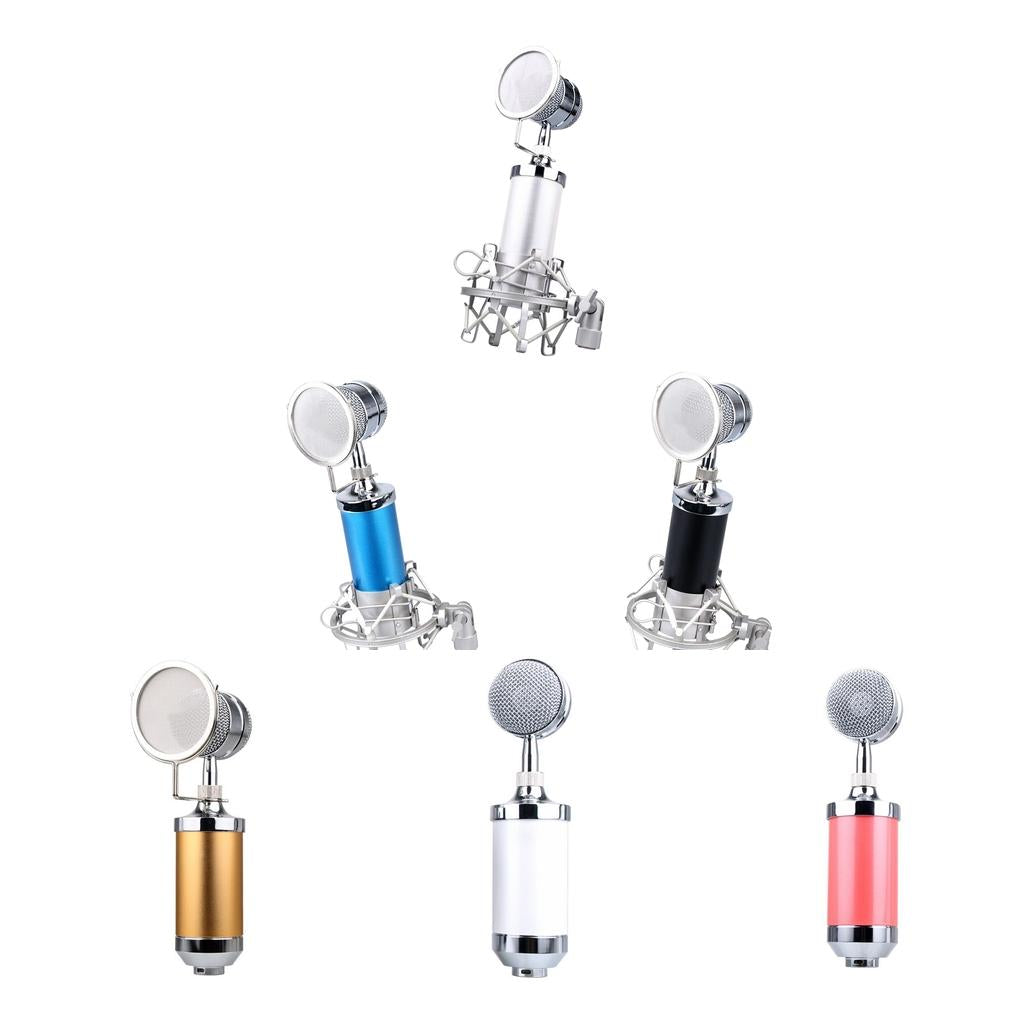 Plastic Mini Capacitance Mobile iPhone Microphone White