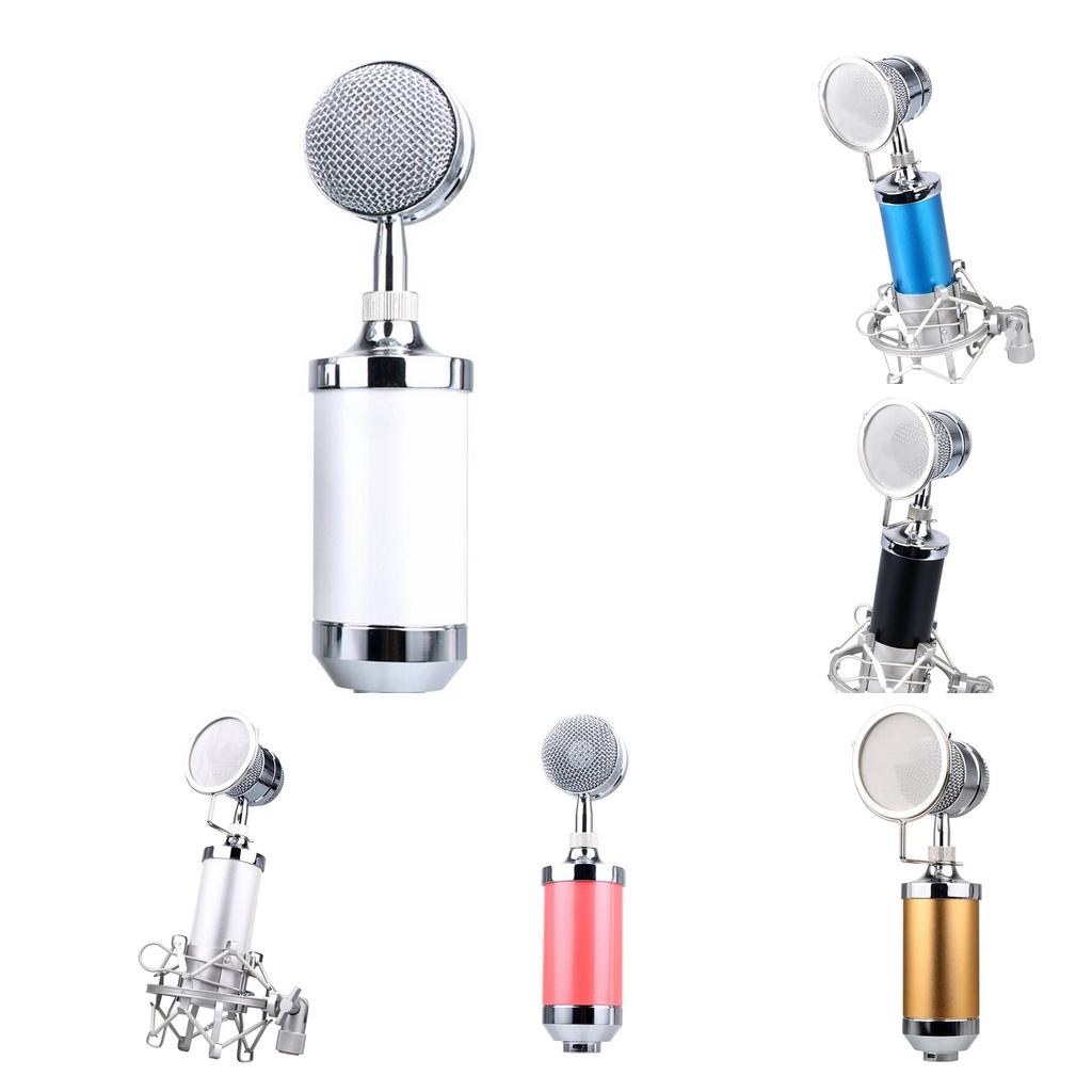 Plastic Mini Capacitance Mobile iPhone Microphone White
