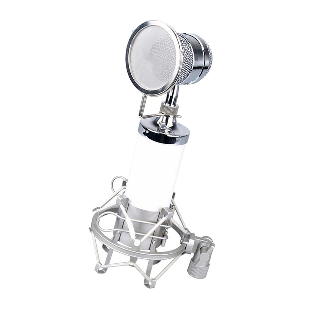 Mini Condenser Mobile Phone Microphone for Karaoke Multi Colors White