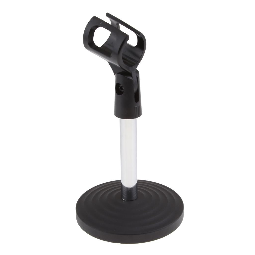 Stainless Steel Microphone Stand Desktop Microphone Rack for Conference A