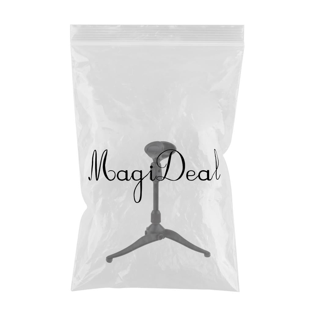 Stainless Steel Microphone Stand Desktop Microphone Rack Tripod B