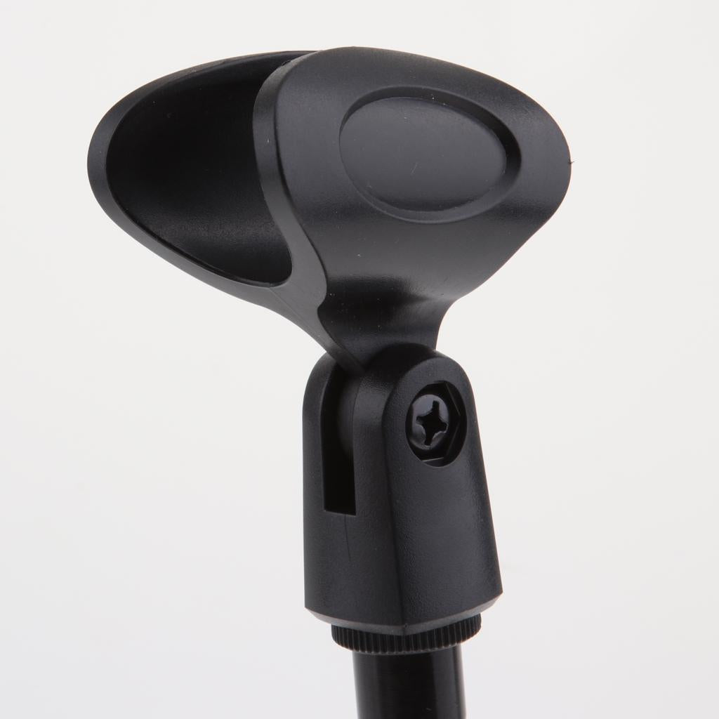 360 Degree Adjustable Microphone Rack Stand Stainless Steel Bracket Height-27cm