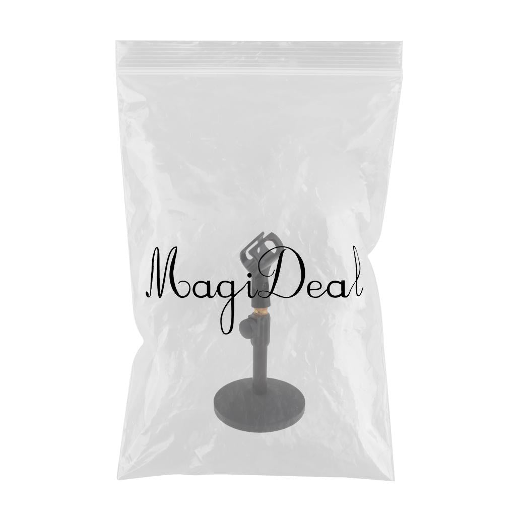 Stainless Steel Microphone Stand Desktop Microphone Rack for Conference B