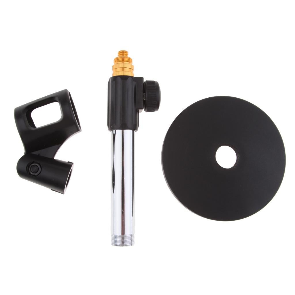 Stainless Steel Microphone Stand Desktop Microphone Rack for Conference C