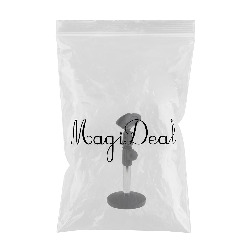 Portable Steel Desktop Microphone Stand Holder for Podcast Meeting Lecture