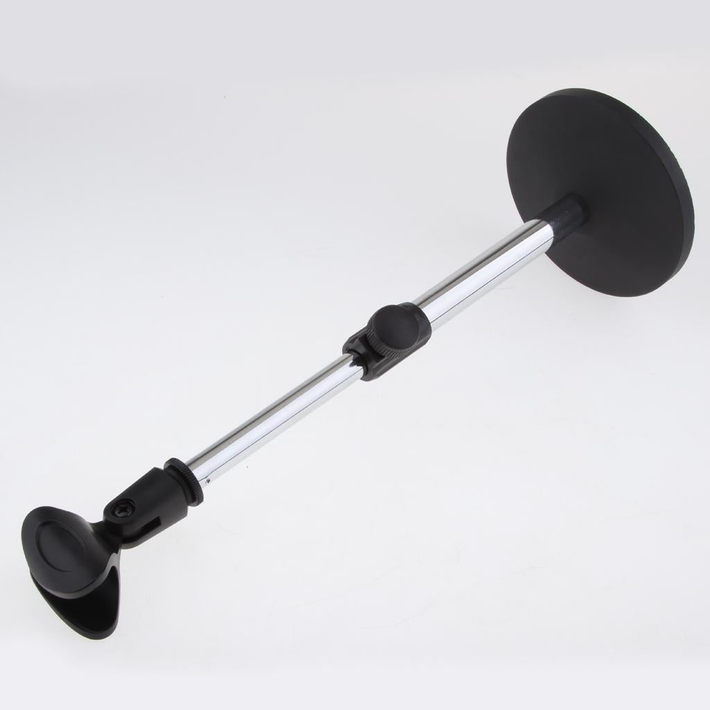 Portable Desktop Microphone Stand Holder for Podcast Meeting Lecture Silver
