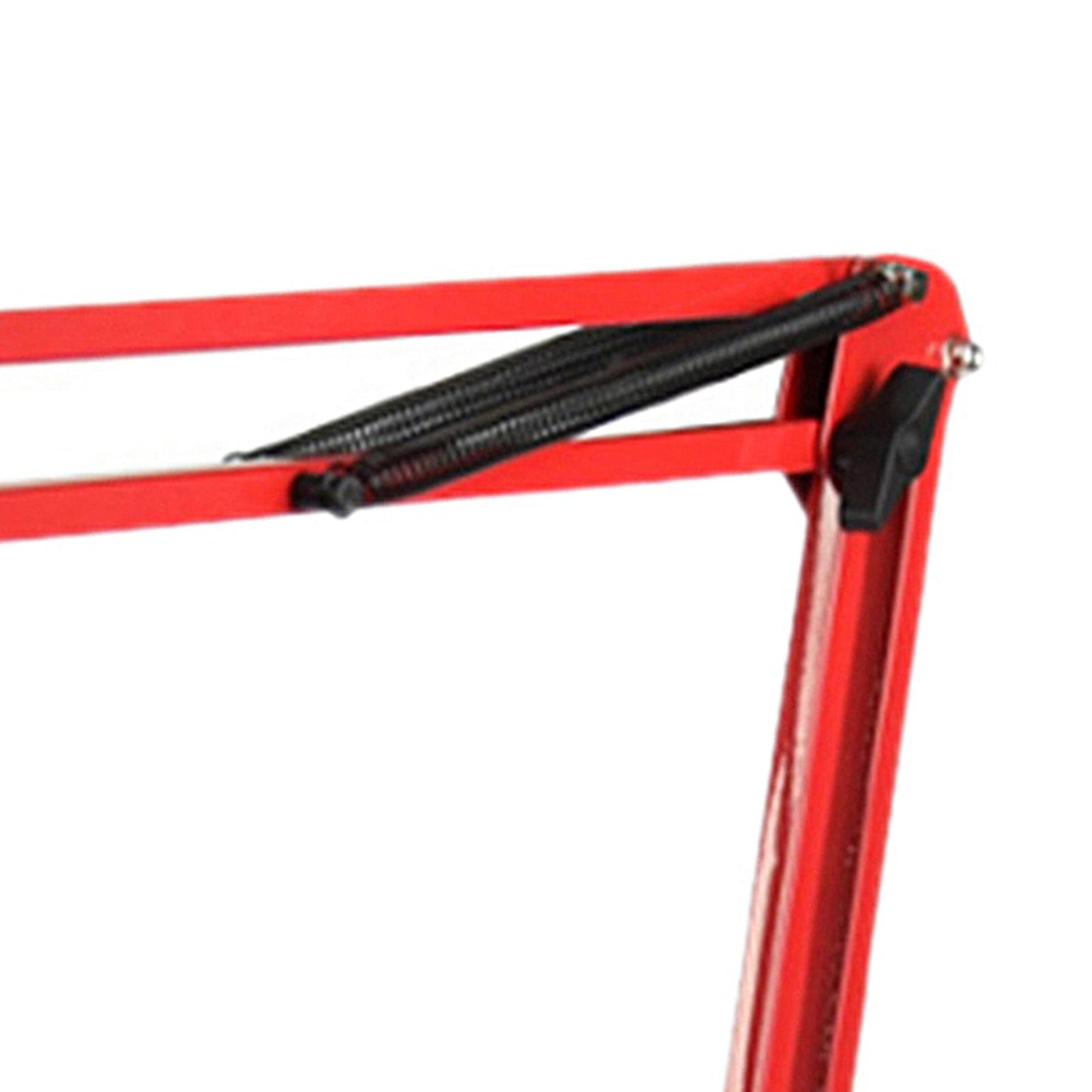 Adjustable Microphone Stand with Suspension Scissor Arm for Radio Red