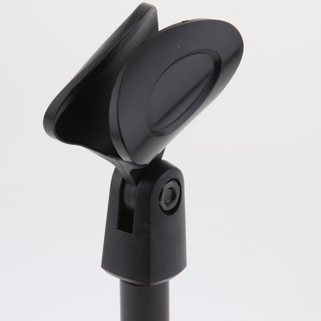 Desk Microphone Stand 01 Plastic Base (Not Adjustable)