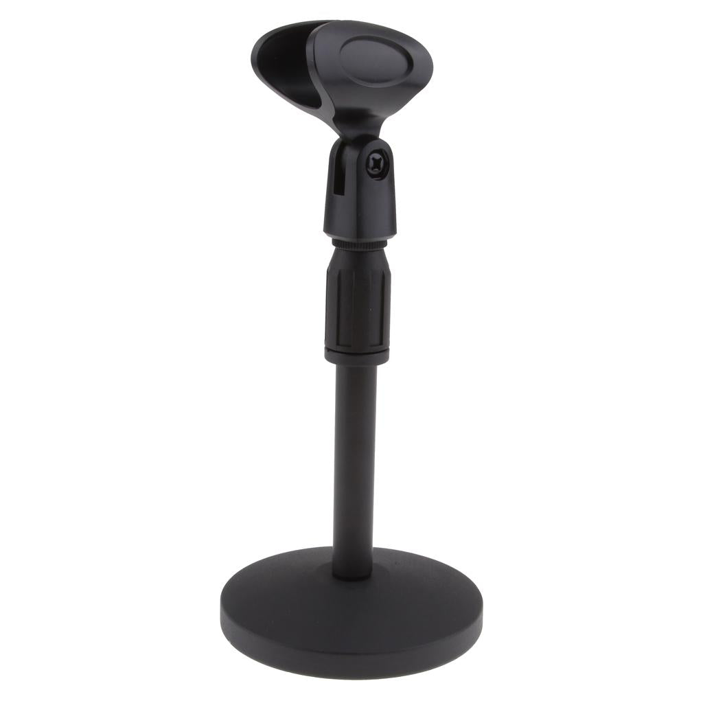 Desk Microphone Stand 02 Metal Base (Adjustable)