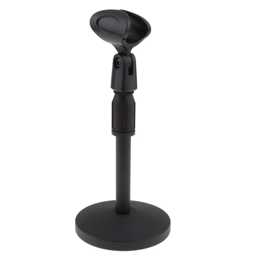 Desk Microphone Stand 02 Metal Base (Adjustable)