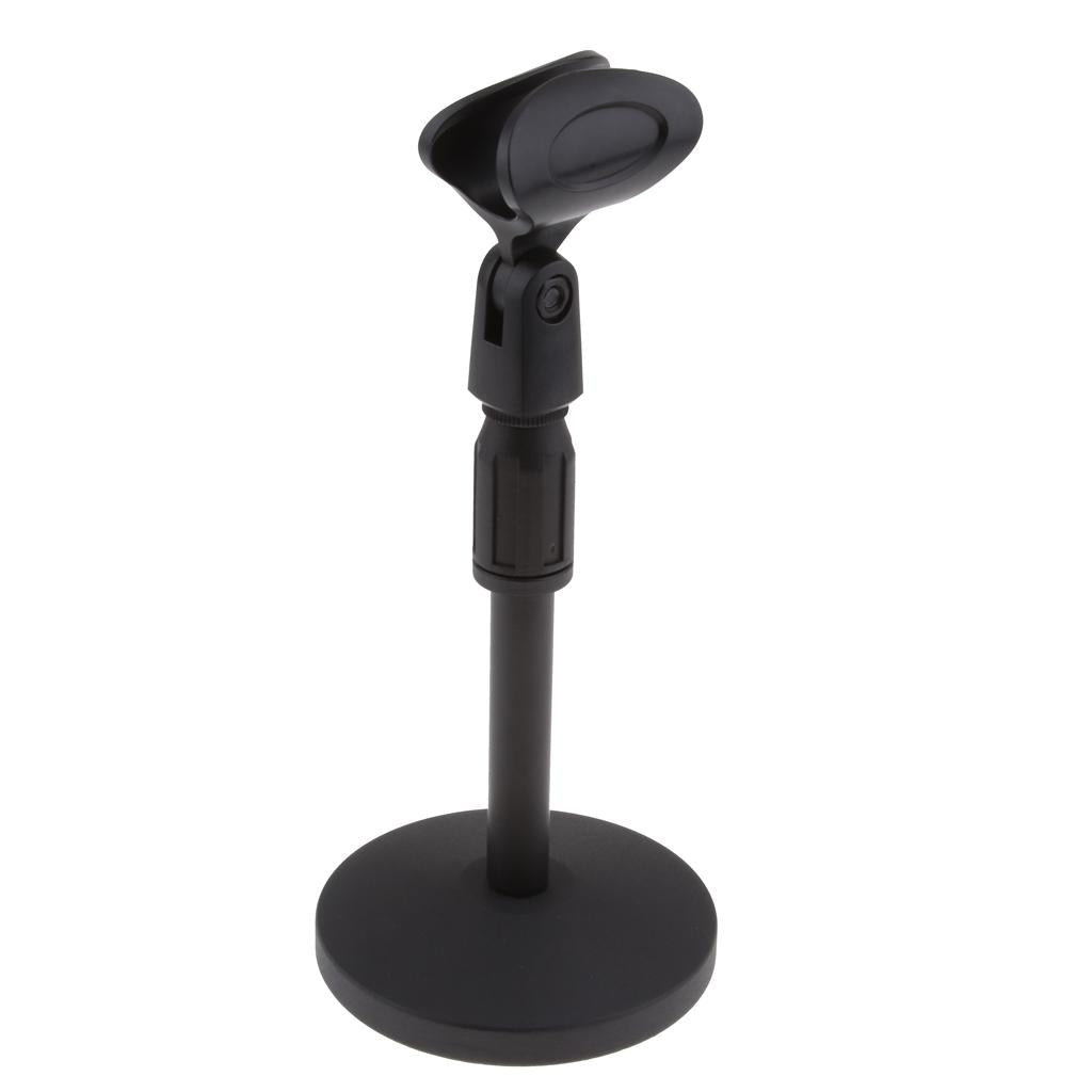 Desk Microphone Stand 02 Metal Base (Adjustable)
