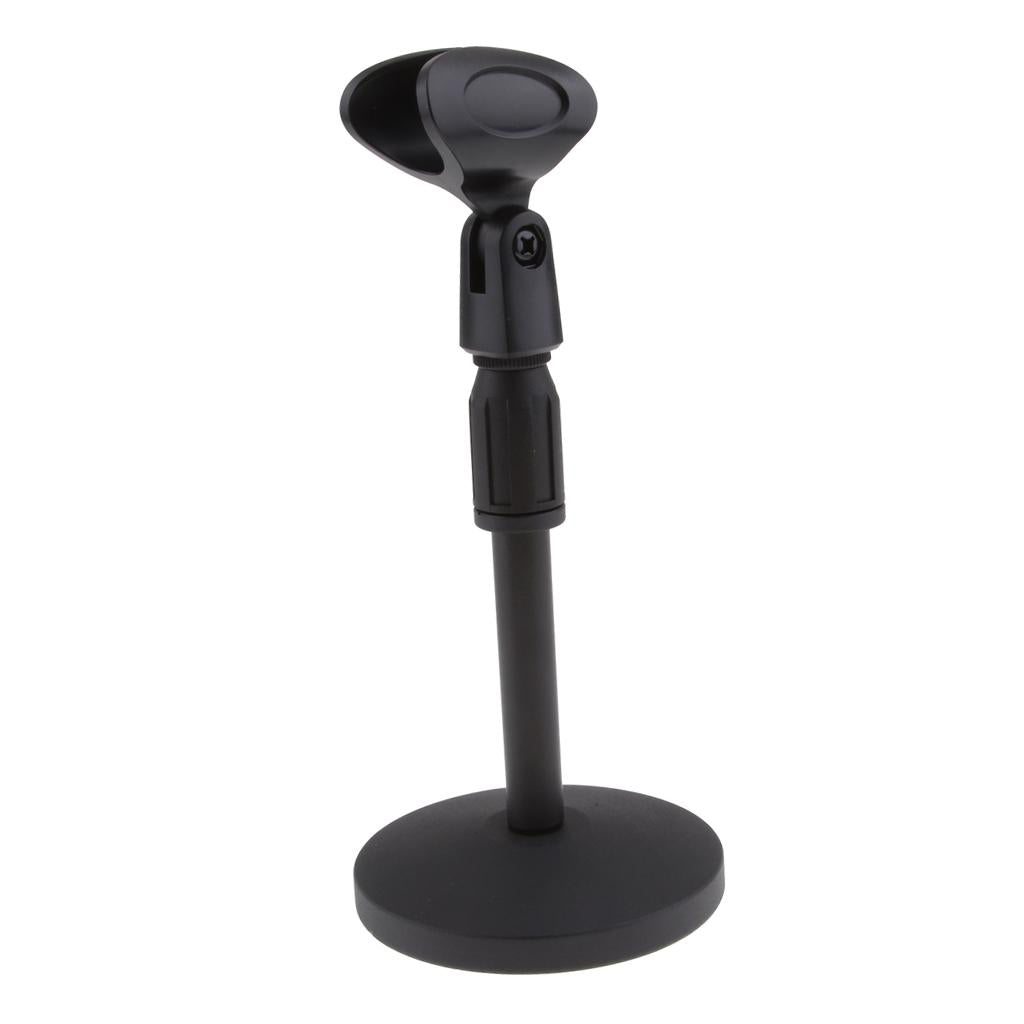 Desk Microphone Stand 02 Metal Base (Adjustable)