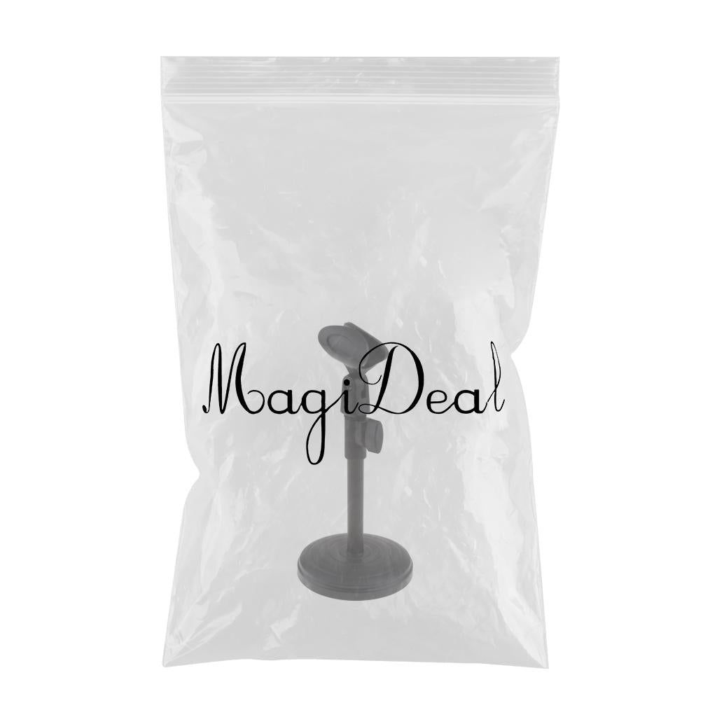 Desk Microphone Stand 03 Plastic Base (Adjustable)