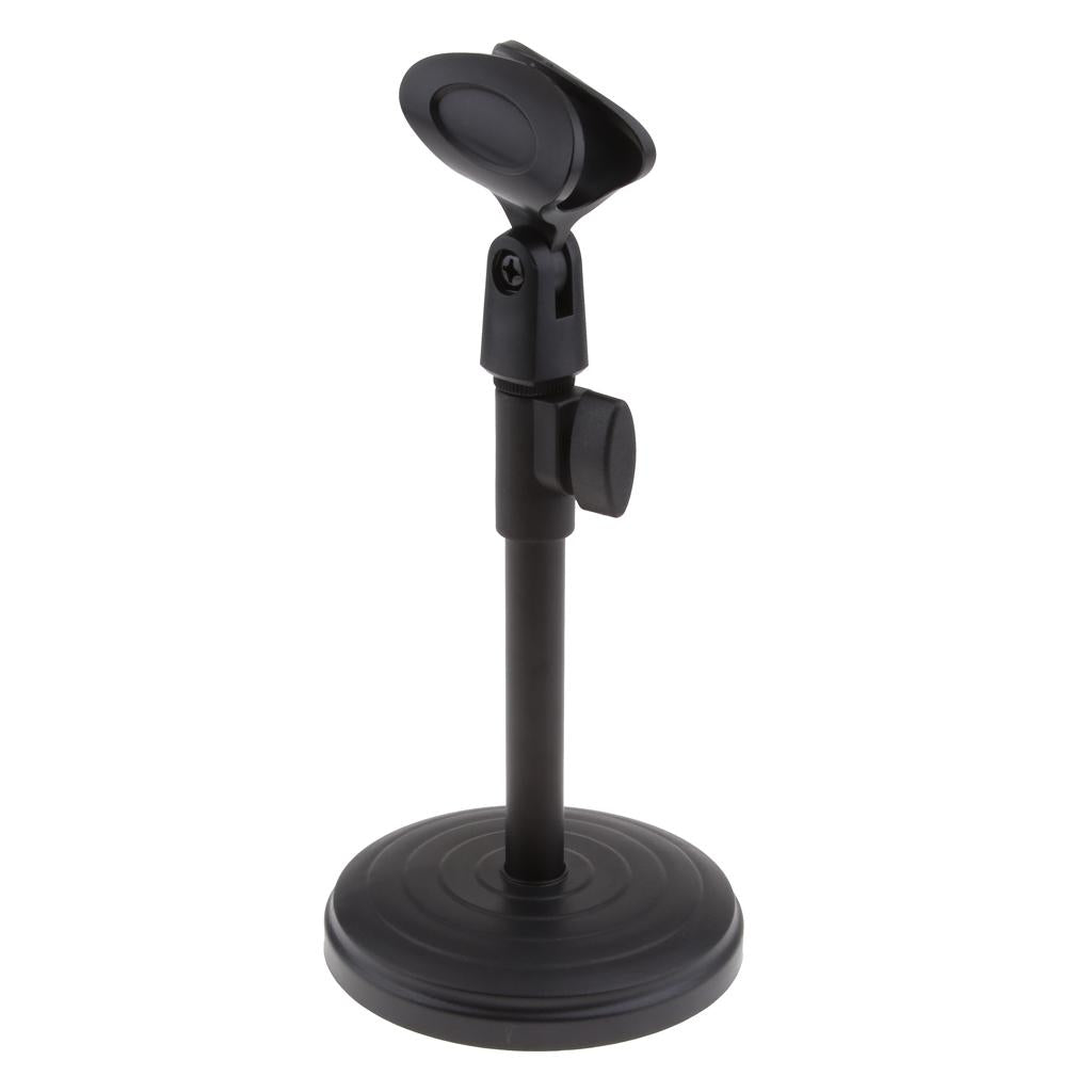 Desk Microphone Stand 03 Plastic Base (Adjustable)