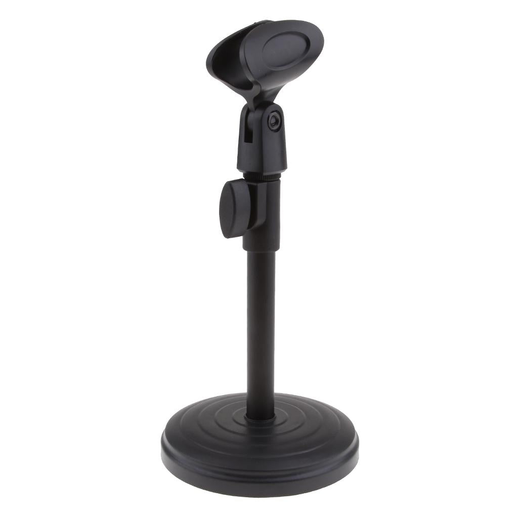 Desk Microphone Stand 03 Plastic Base (Adjustable)