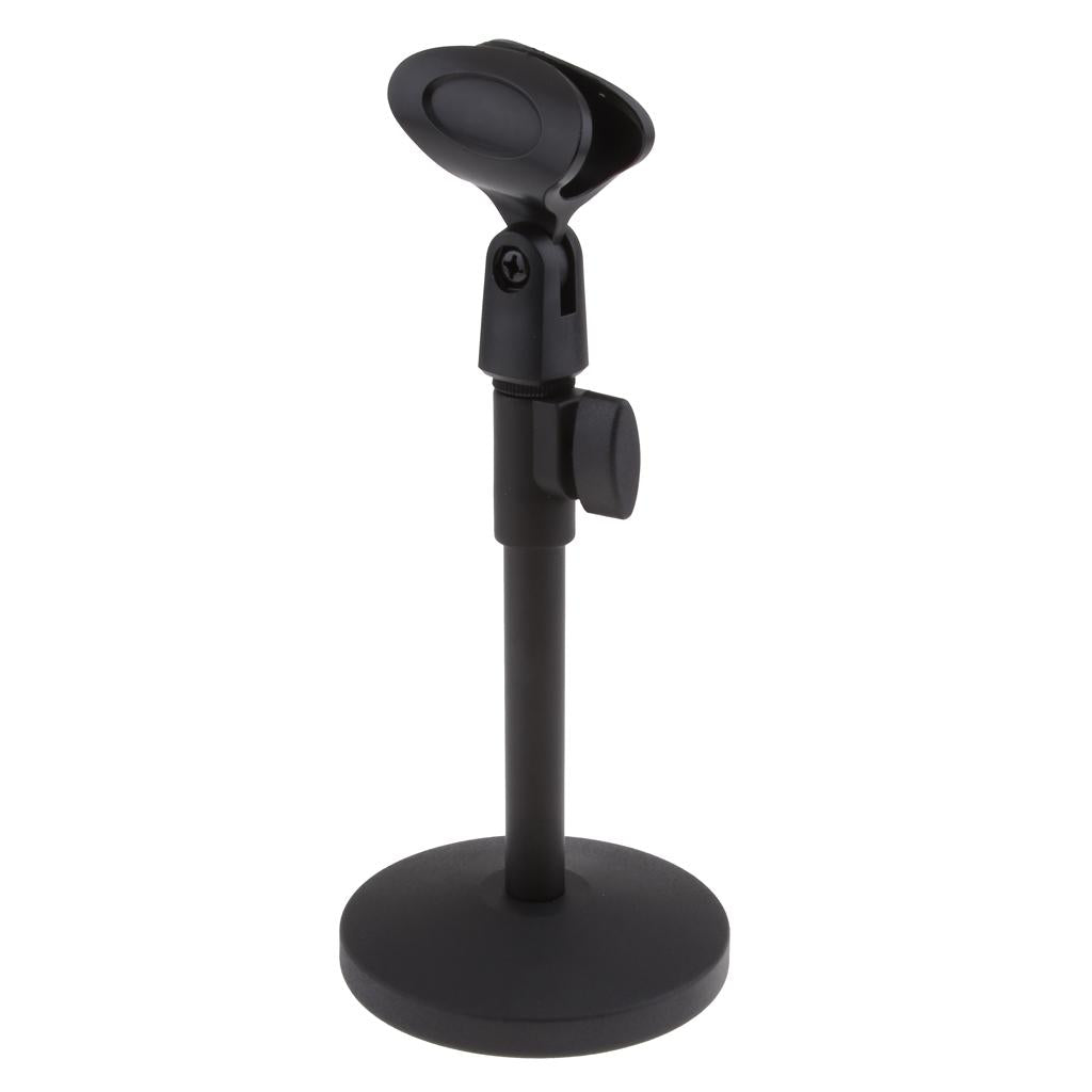 Desk Microphone Stand 03 Metal Base (Adjustable)