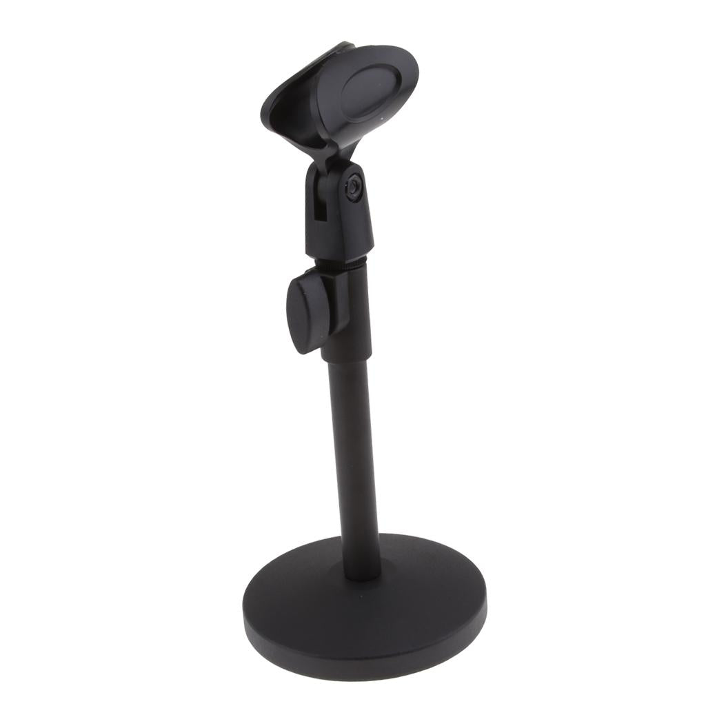 Desk Microphone Stand 03 Metal Base (Adjustable)