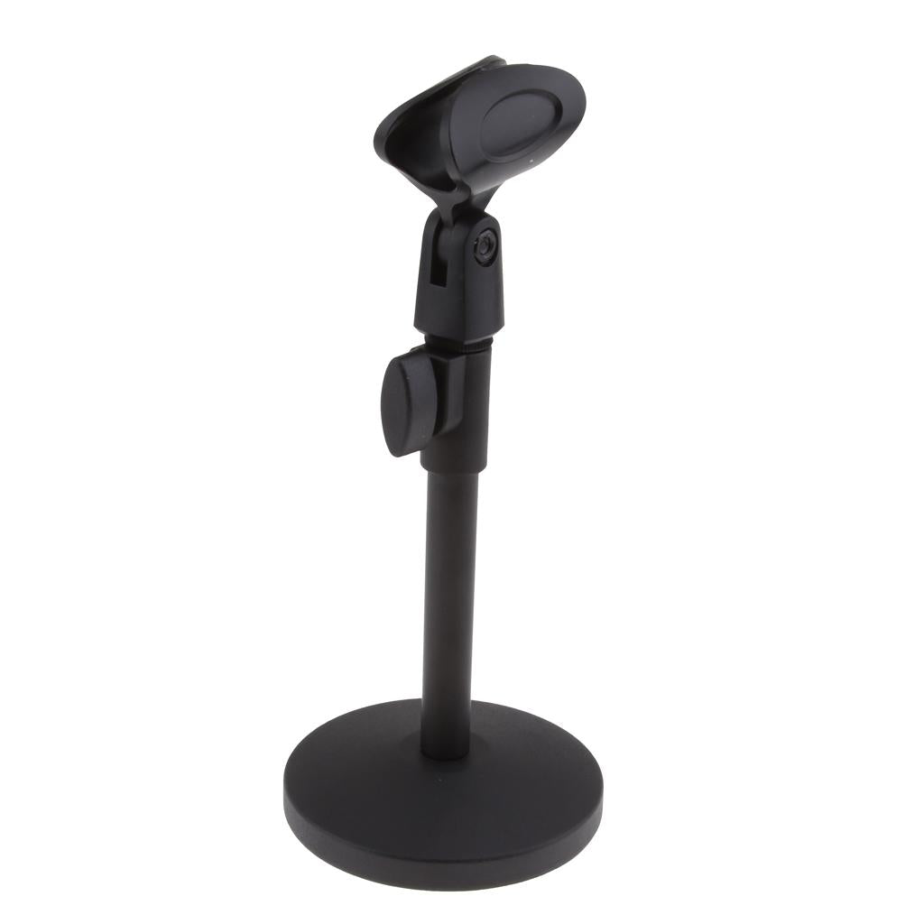 Desk Microphone Stand 03 Metal Base (Adjustable)