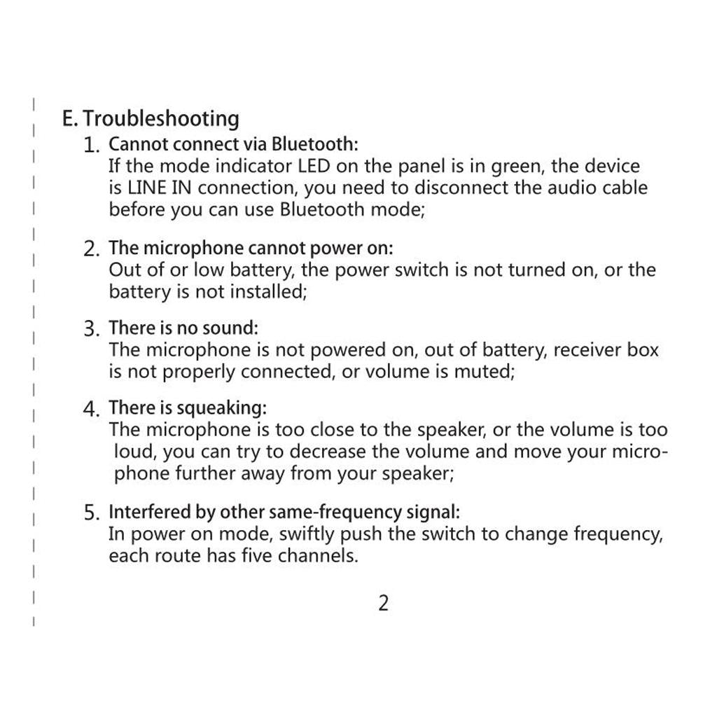 Wireless Handheld UHF Microphone Set for Karaoke Party Stage
