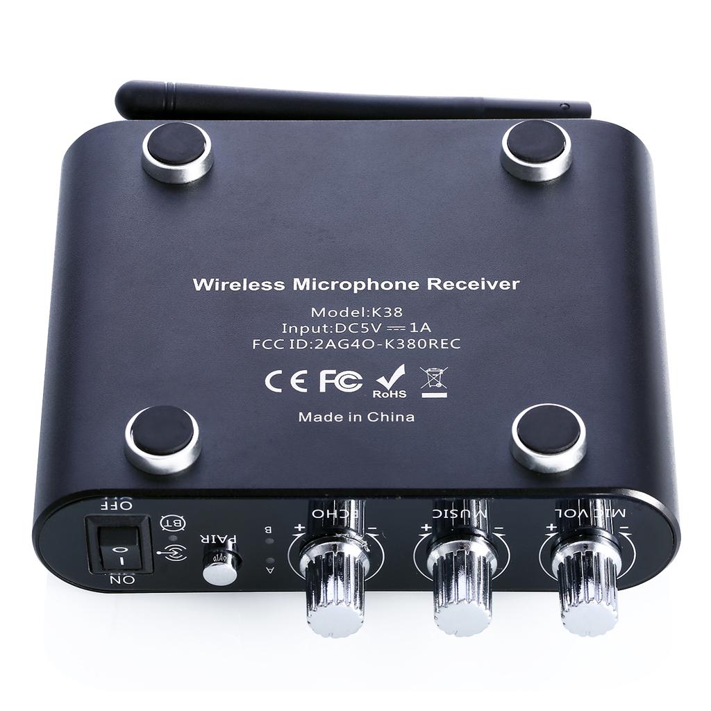 Wireless Handheld UHF Microphone Set for Karaoke Party Stage