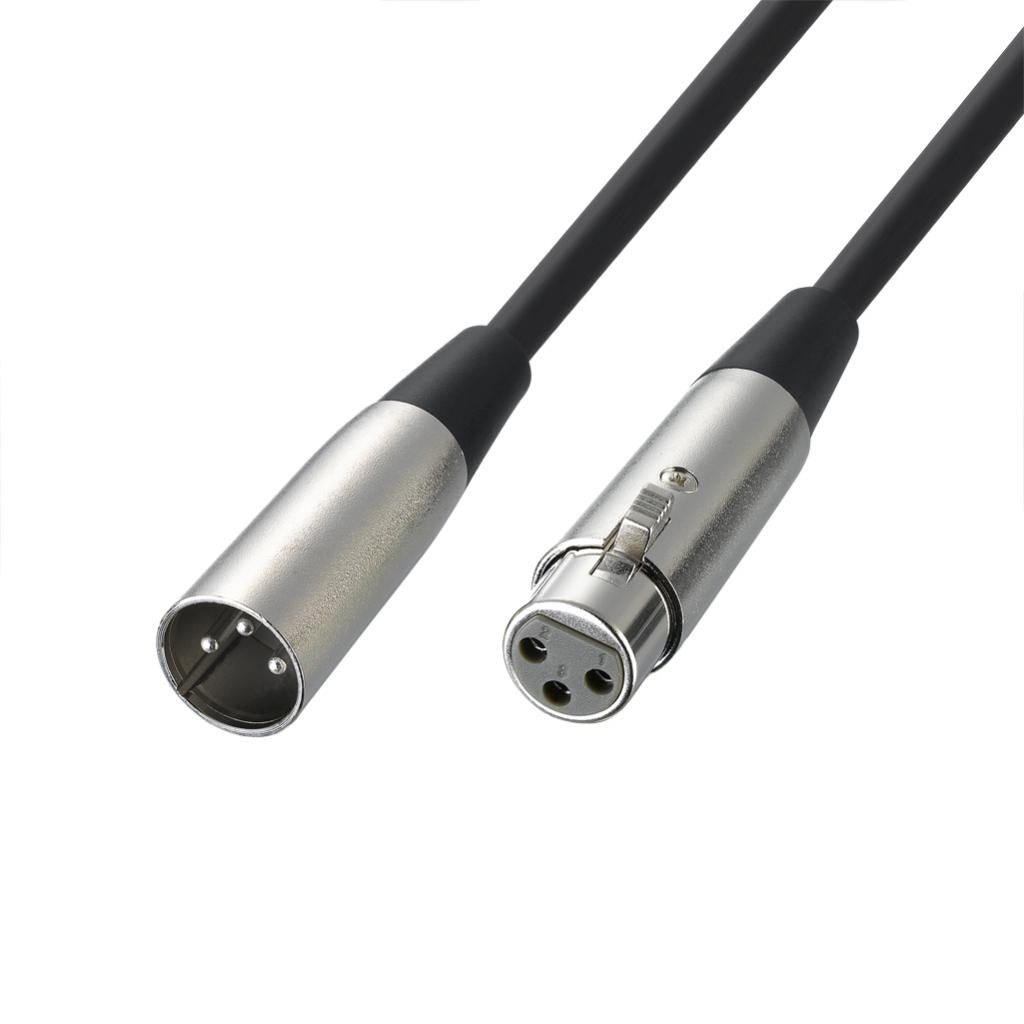 XLR Male to Female Microphone Cable - 6 Feet, Stereo Gold-plated Welded Plug