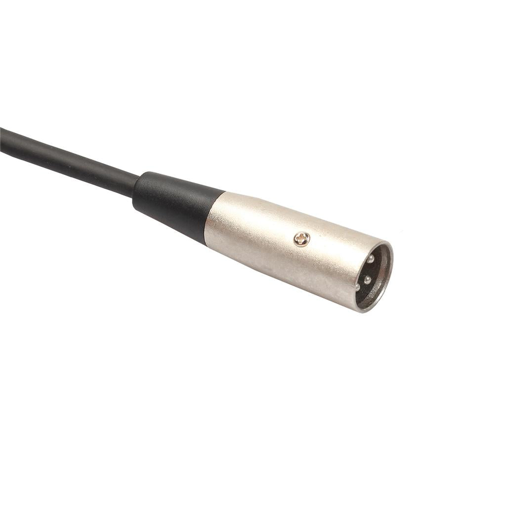 XLR Male to Female Microphone Cable - 6 Feet, Stereo Gold-plated Welded Plug