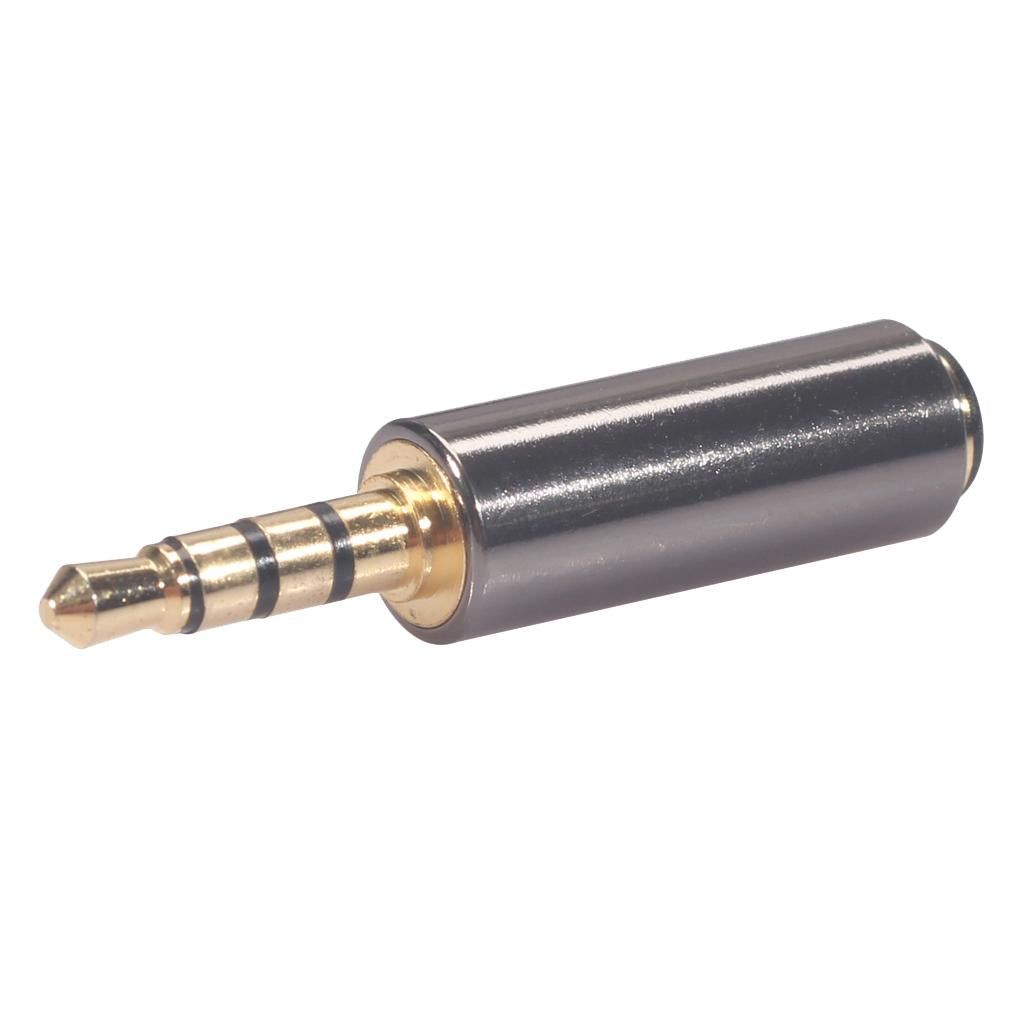 Stereo Audio Headphone Connector OMTP to CTIA Converter Aux Adapter Plug