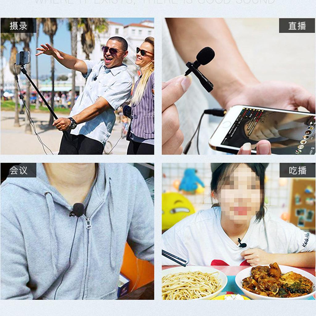 Plug & Play Microphone Mic Set Clip On Mic for Phone