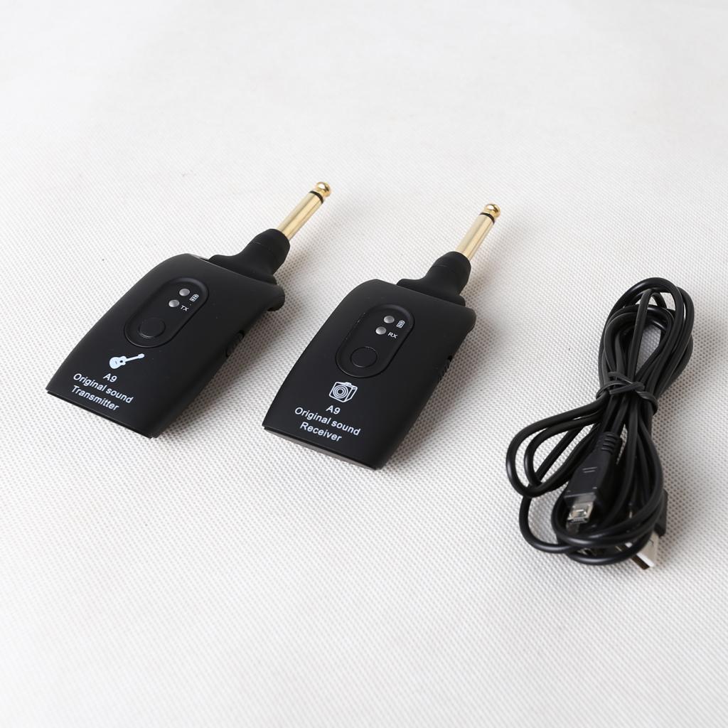 Digital Wireless Guitar System Rechargeable 2.4GHZ Electric Bass Wireless