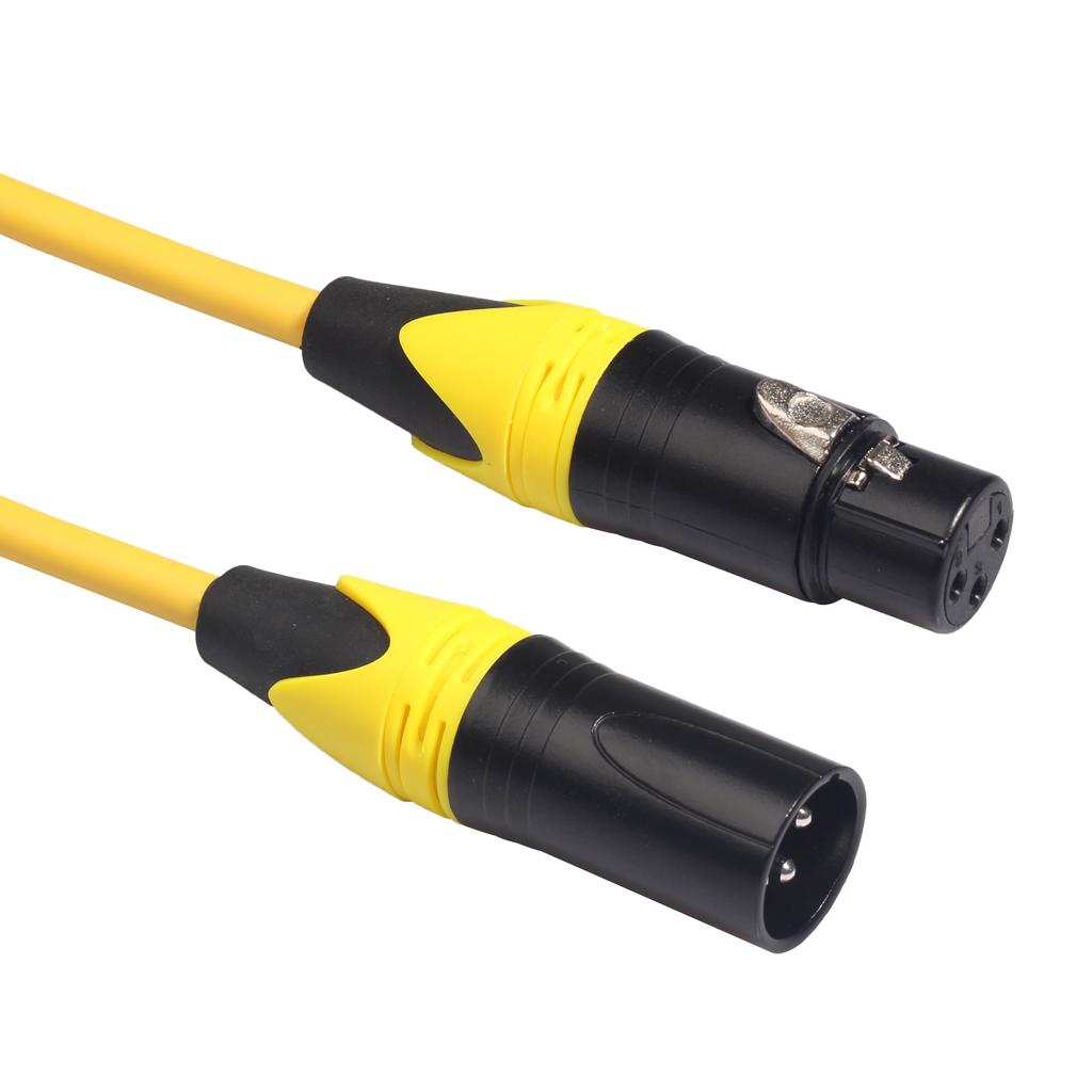 6ft Male to Female XLR Lead Microphone Mic Patch Cable 6 Colors