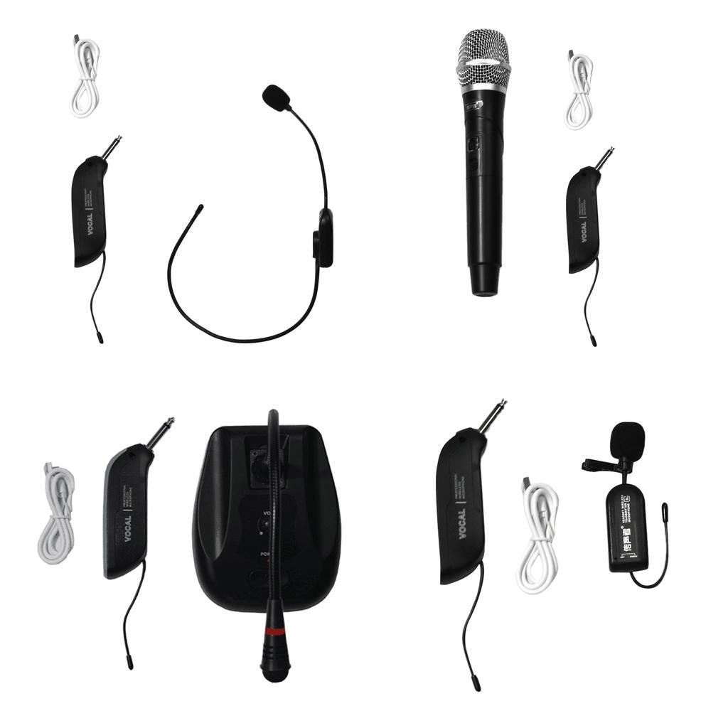 UHF Wireless Handheld/Headset/Lapel Microphone Mic Conference Microphone