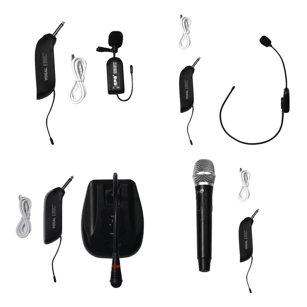 UHF Wireless Handheld/Headset/Lapel Microphone Mic Conference Microphone