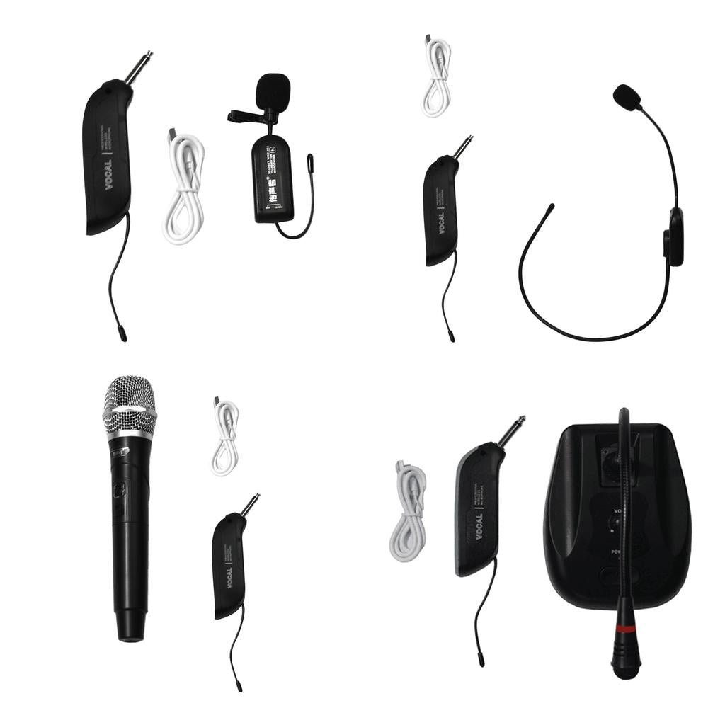 UHF Wireless Handheld/Headset/Lapel Microphone Mic Conference Microphone