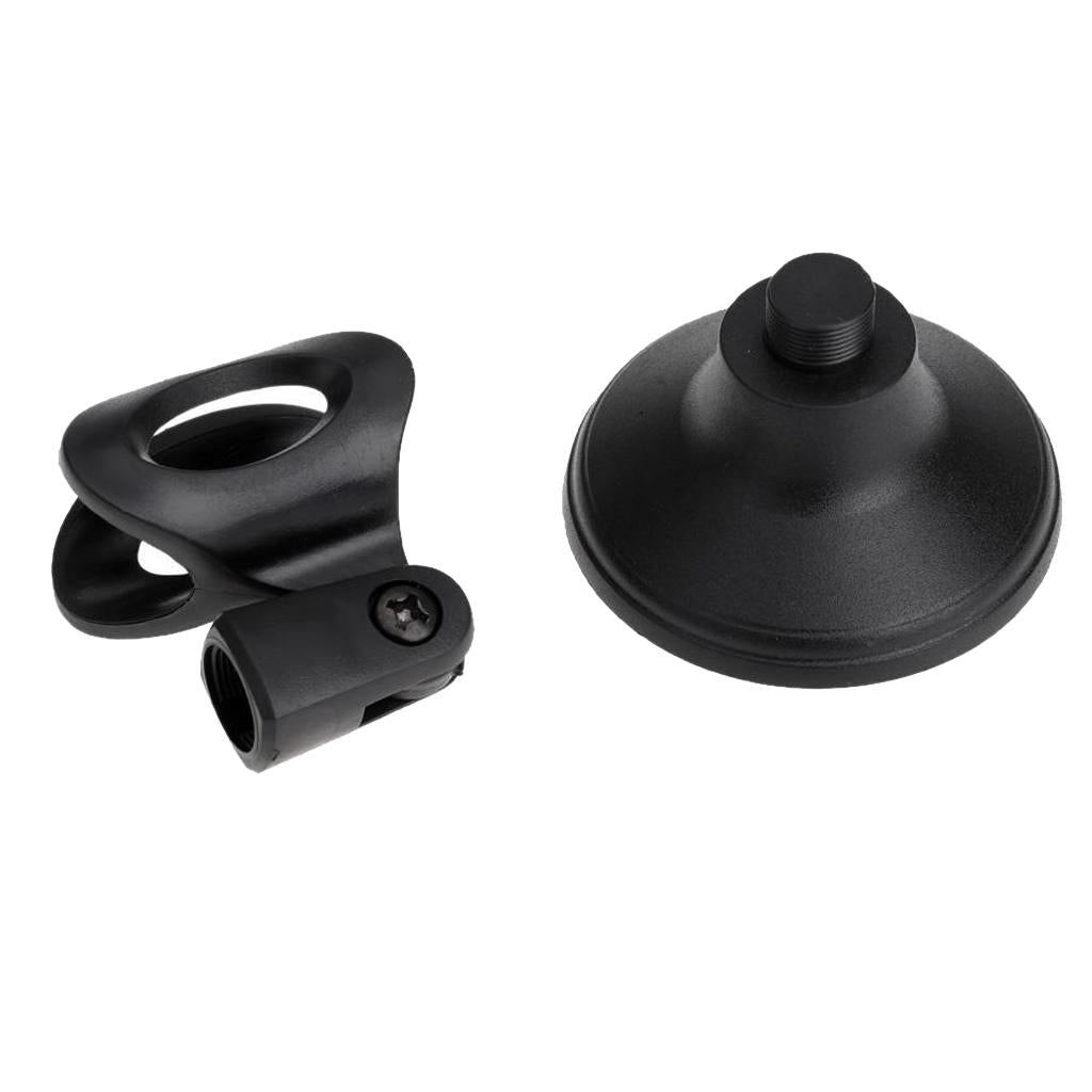 Desktop microphone stand Adjustable Mic Clip Holder Mount Record Accessory