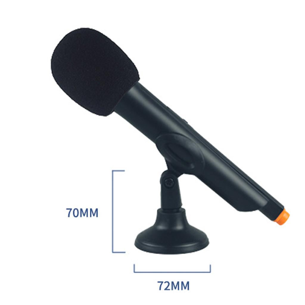 Desktop microphone stand Adjustable Mic Clip Holder Mount Record Accessory