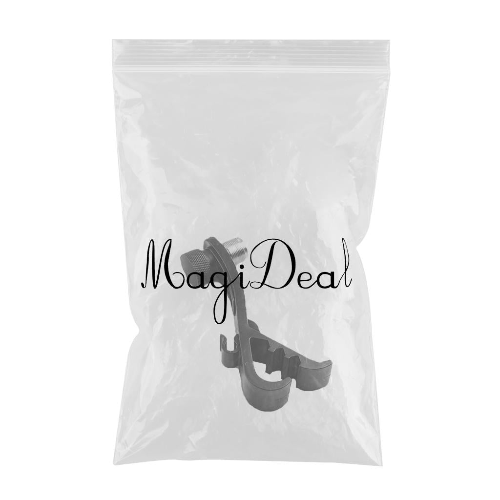 Adjustable Microphone Clips Shockproof Clamp Rim Mount Kit Hard Groove Gear