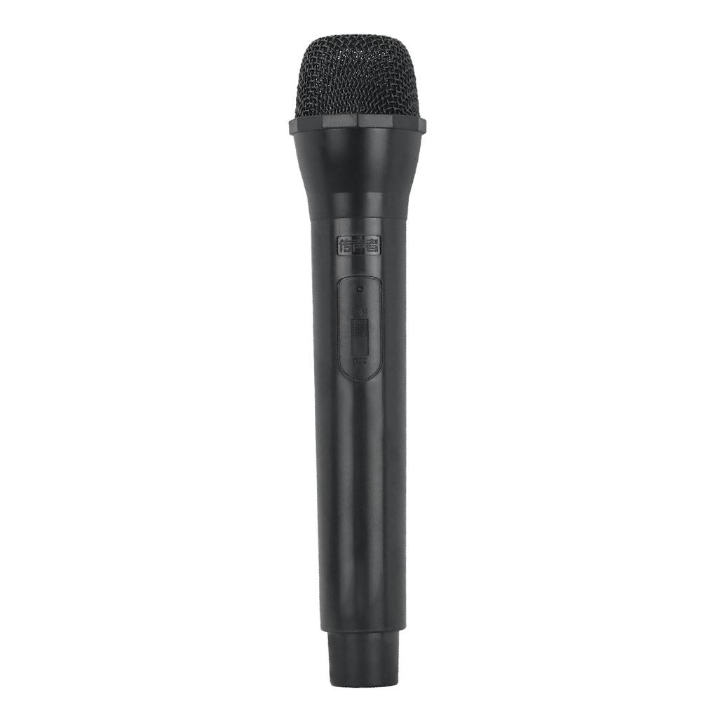Artificial Plastic Wireless Microphone Props Fake Mic Toy Handheld Black