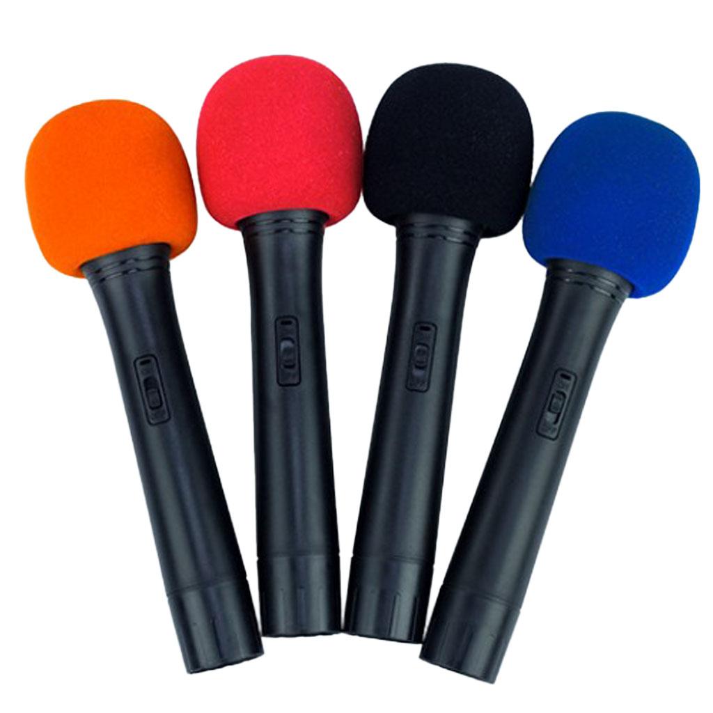 Classic Plastic Handheld Stage Performance Microphone Props Fake Mic Toy