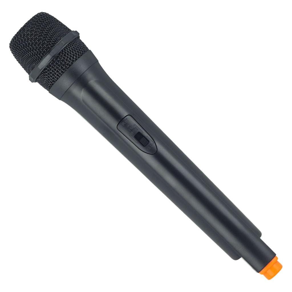 Classic Plastic Wireless Microphone Props Fake Mic Toy Handheld Orange