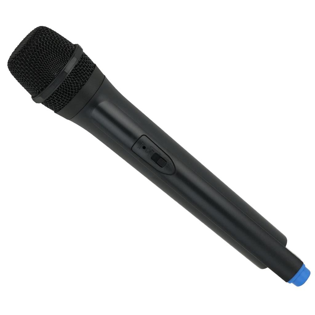 Classic Plastic Wireless Microphone Props Fake Mic Toy Handheld Blue